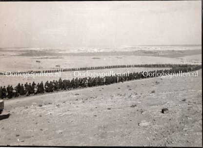 Original WWII British photo ‘Afrikakorps prisoners in the desert’