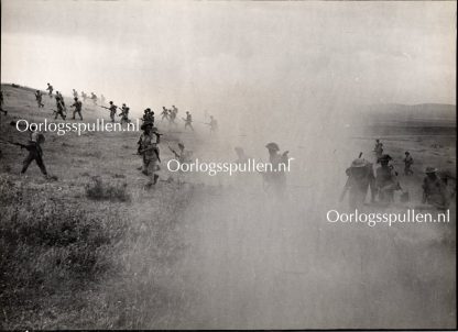 Original WWII British photo ‘8th Army during an attack’