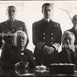 Original WWII British photo ‘Allies Grand-Strategy Conference in North-Africa’