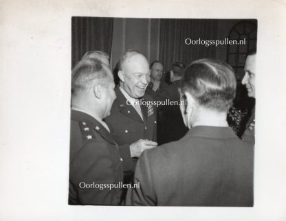 Original WWII British photo ‘General Eisenhower and Air Chief Marshall Sir Arthur Tedder’ 1944