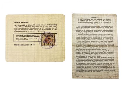 Original WWII Dutch NSB member card and Pré 1940 Dutch army drivers license!