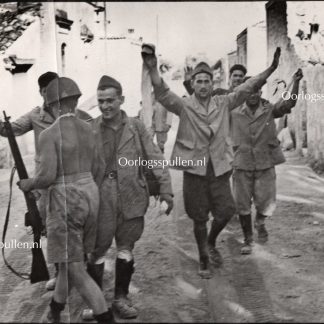 Original WWII British photo ‘Italian soldiers surrender to the Canadians in Sicily’