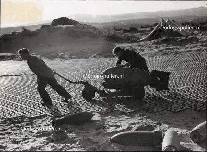 Original WWII British photo ‘A Thousand pound bomb in Italy)’