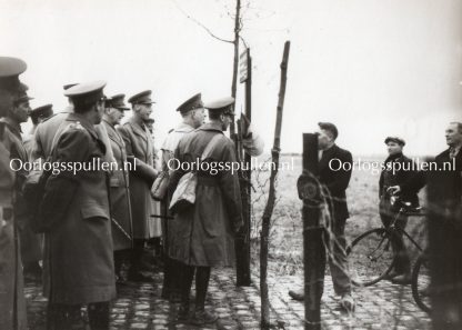 Original WWII British photo ‘King George and Generals at Belgian border’ 1939