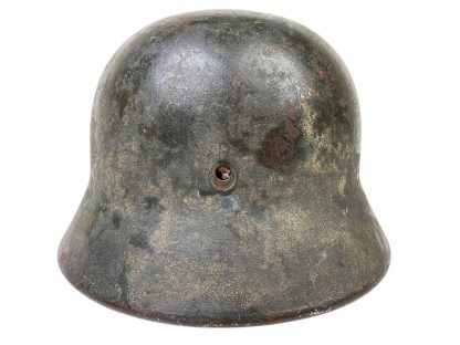 Original WWII German WH M35 camouflage helmet