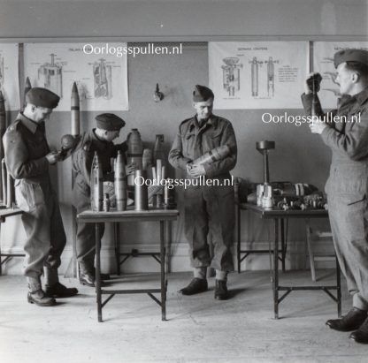 Original WWII British photo ‘RASC cadets in the Ammunition room’ 1943