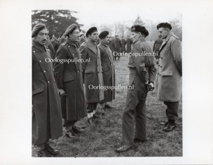 Original WWII British photo ‘Montgomery and Lt Colonel G Pritchett’ 1944