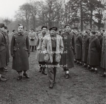 Original WWII British photo ‘Montgomery inspecting units in Norfolk’ 1944