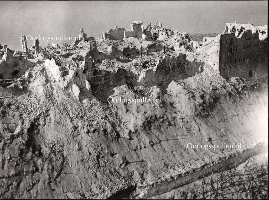 Original WWII British photo 'Destroyed monestery of Monte Cassino ...