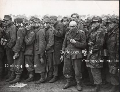 Original WWII British photo ‘Captured German prisoners in Nijmegen’
