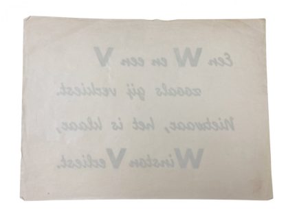 Original WWII Dutch NSB ‘Winston verliest’ poster