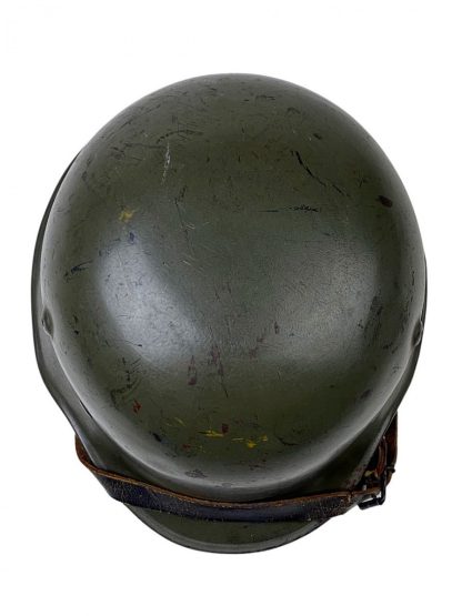 Original WWII German SS/SD M34 lightweight helmet