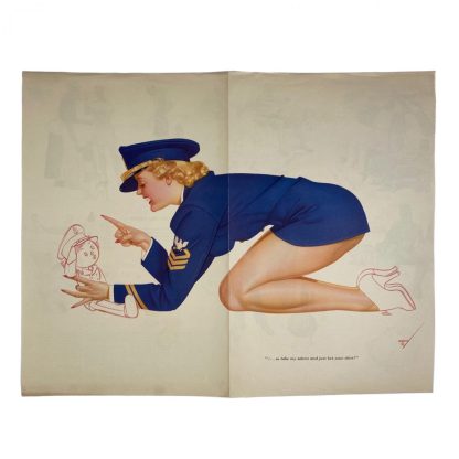 Original WWII US pin up poster