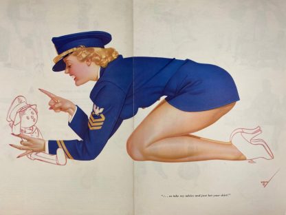 Original WWII US pin up poster