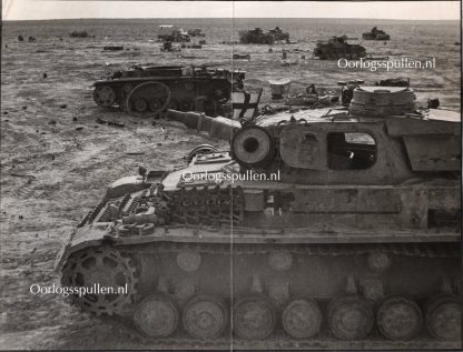 Original WWII British photo ‘The battle in the Western Dessert’