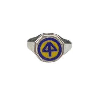 Original WWII US 44th Infantry division ring