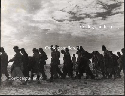 Original WWII British photo ‘Axis prisoners are rounded up’