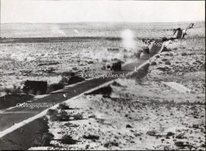 Original WWII British photo ‘Air Attack near Cyrenaica’