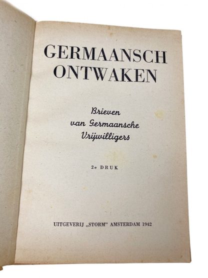 Original WWII Dutch SS book ‘Germaansch ontwaken’ – 2nd edition