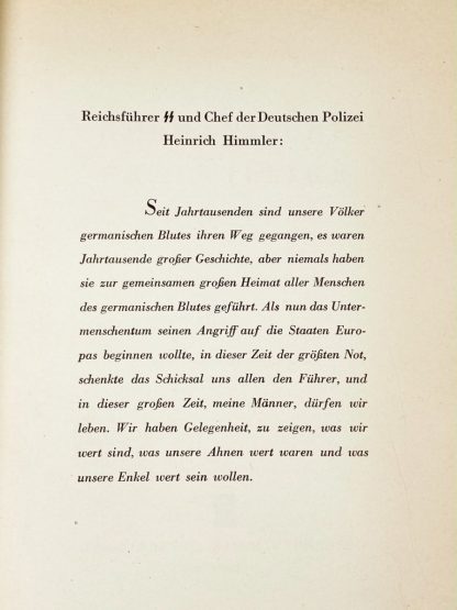 Original WWII German Waffen-SS book ‘Germanische Freiwillige im Osten’