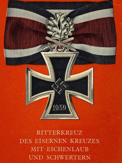 Original WWII German Knights Cross postcard