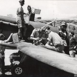 Original WWII British photo ‘The Army helps the RAF on Malta’s Airfield’