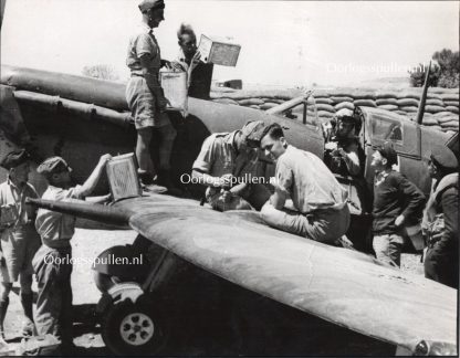 Original WWII British photo ‘The Army helps the RAF on Malta’s Airfield’