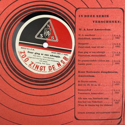 Original WWII Dutch NSB LP
