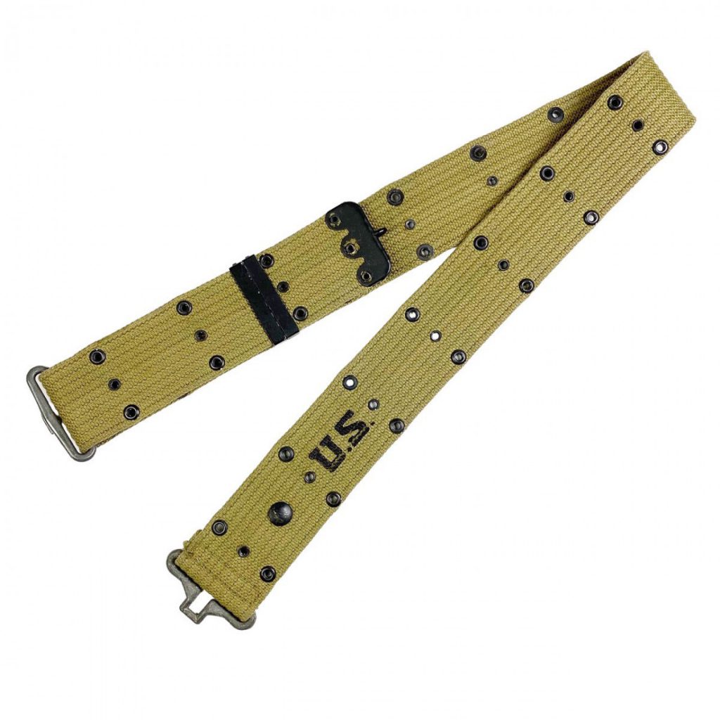XXL WW2 U.S. M1936 Pistol Belt LT OD Marked JT&L 1943 XXL Will Fit 40