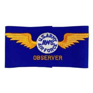 Original WWII USAAF observer armband