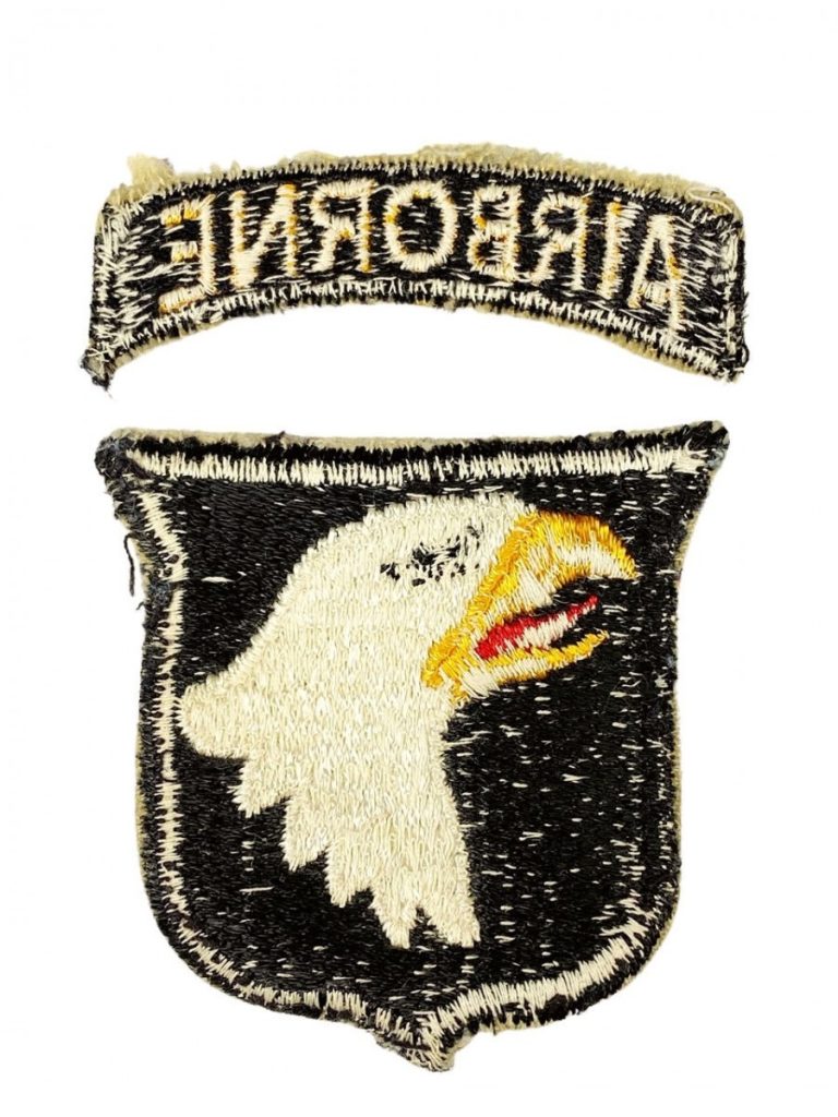 Original WWII US 101st Airborne division patch - Oorlogsspullen.nl ...