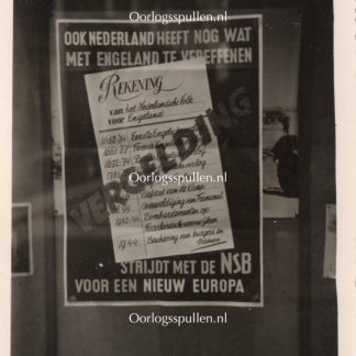 Original WWII Dutch collaboration poster photo