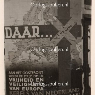 Original WWII Dutch collaboration poster photo