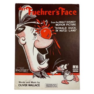 Original WWII US ‘Der Fuehrer’s Face’ song booklet
