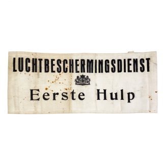 Original WWII Dutch ‘Luchtbeschermingsdienst’ Den Haag Eerste Hulp armband