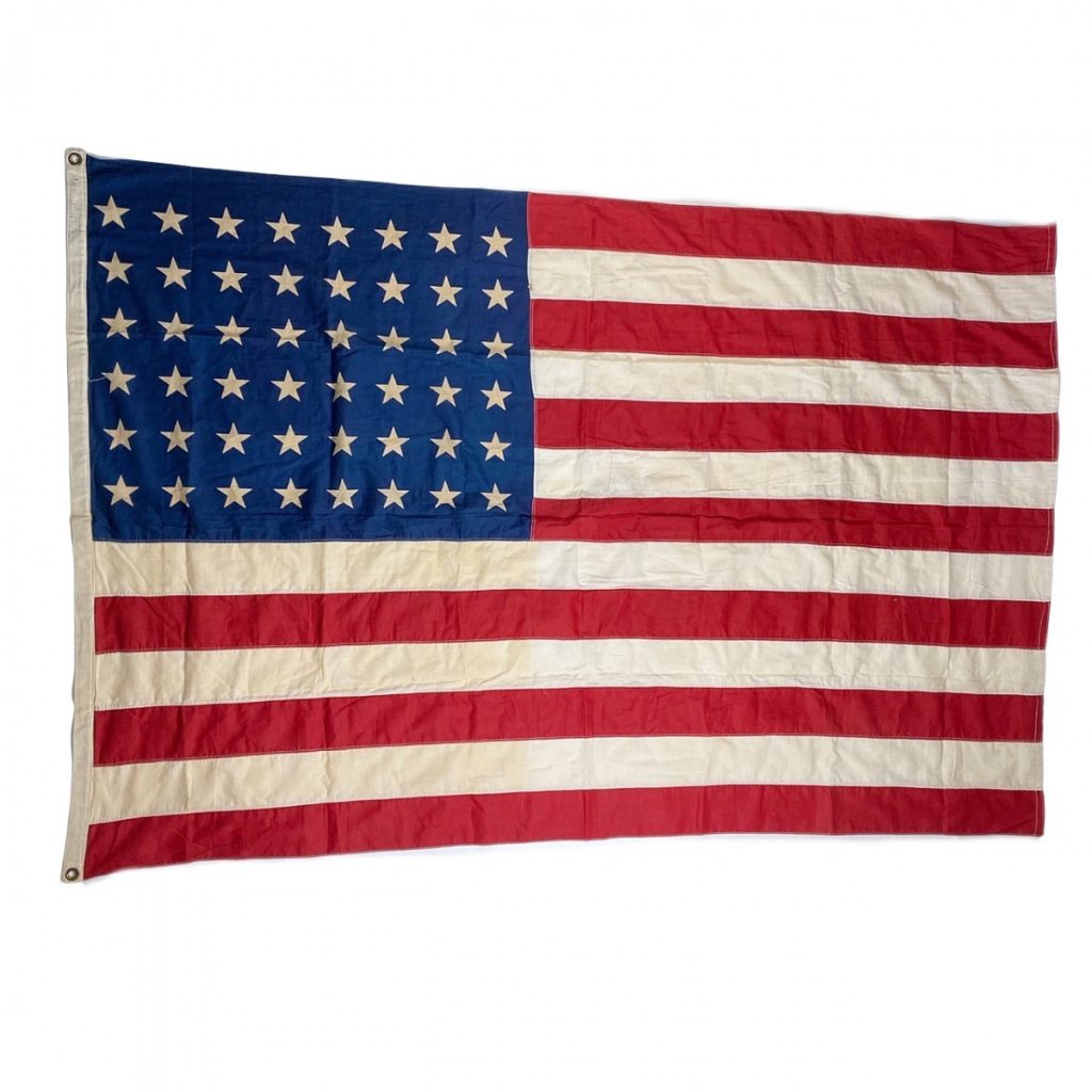 Original WWII US flag Oorlogsspullen.nl Militaria shop