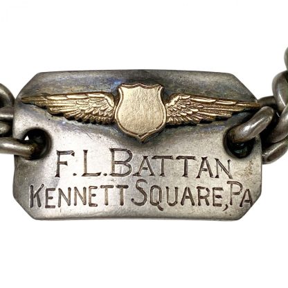 Original WWII USAAF silver bracelet