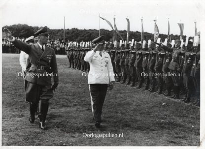 Original WWII German photo Den Haag – Seyss-Inquart & Christiansen