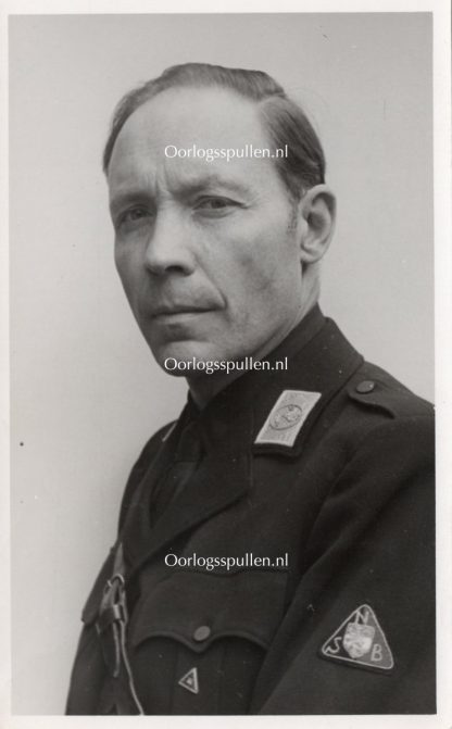 Original WWII Dutch NSB portrait photo Ed Gerdes