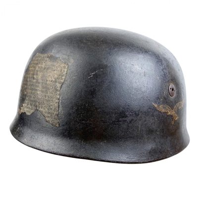 Original WWII German M38 Fallschirmjäger helmet – Monte Cassino