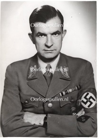 Original WWII German NSDAP portrait photo Gauleiter Bohle – Auslands Organisation