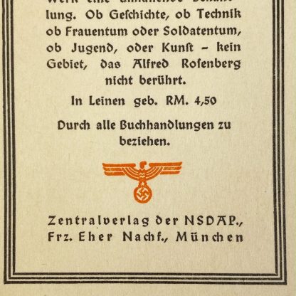 Original WWII German bookmark