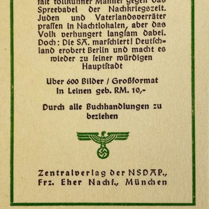 Original WWII German bookmark