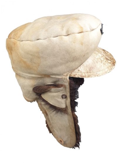 Original WWII German Luftwaffe fur winter cap