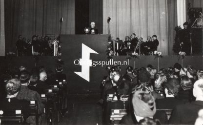 Original WWII Dutch NSB photo set – Max Blokzijl speech in Tivoli Utrecht