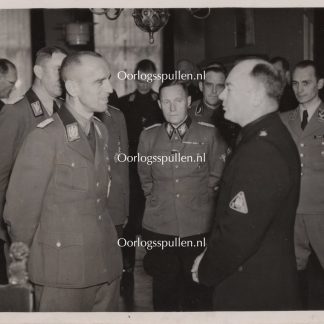 Original WWII Dutch NSB photo Erwin Krauss & Anton Mussert