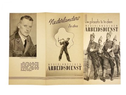 Original WWII Nederlandsche Arbeidsdienst booklet