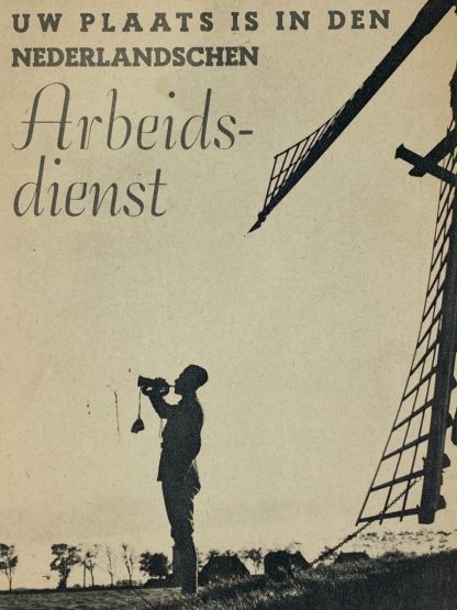Original WWII Nederlandsche Arbeidsdienst booklet