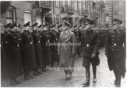 Original WWII Dutch SS large photo – Seyss-Inquart & Van Geelkerken