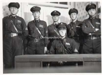 Original WWII Dutch NSB photo ‘Group with W.A. commander’